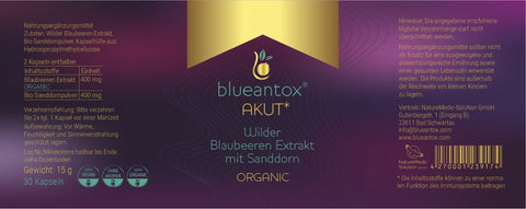 blueantox®AKUT Wilder Blaubeeren Extrakt