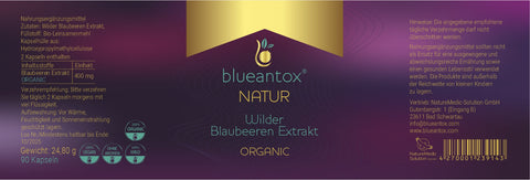 blueantox®NATUR Wilder Blaubeeren Extrakt - blueantox® WildeBlaubeeren-Shop.de
