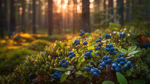 The wild blueberry