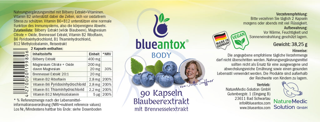 blueantox®-Body 90 Kapseln - blueantox® 